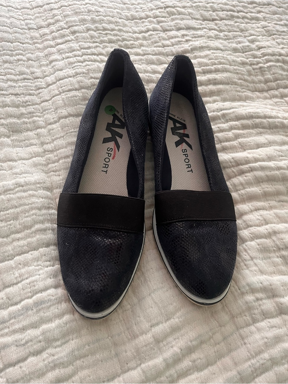 Anne Klein Sport Slip-On Sporty Loafers  blue